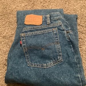 Vintage 80s Levis 16505-1206 505 USA Made Denim